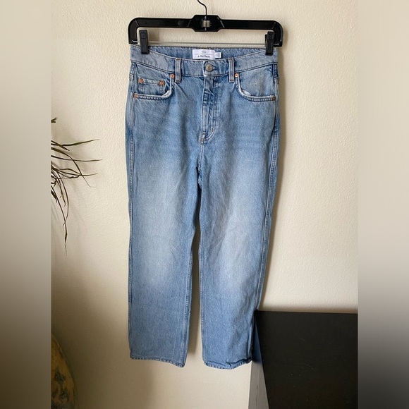& Other Stories Women’s Organic Cotton 'The Key Cut' Jeans Size 26 Rigid Denim - Picture 3 of 11